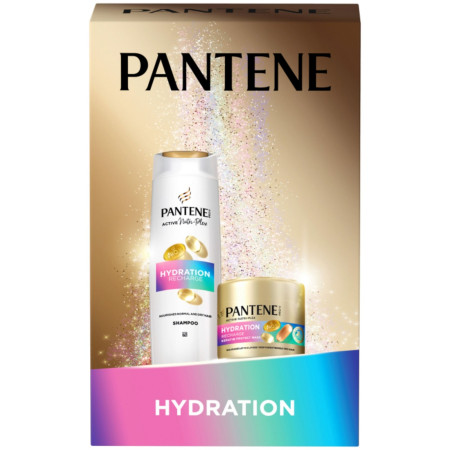 chi tiết Pantene dárková kazeta 2ks (sampon 400ml + maska 300ml) Hydration