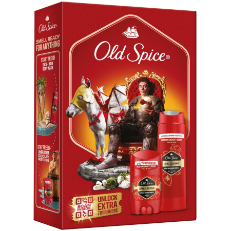 detail Old Spice dárková kazeta 2ks (deostick 50ml + spr.gel 250ml) Epic Legend