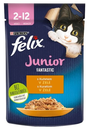 chi tiết Felix fantastic kapsička 85g Junior s kuřetem v želé (26)