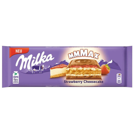 detail Milka MMMAX 300g strawberry cheesecake (12)