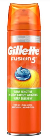 chi tiết Gillette fusion5 gel na holení 200ml - Sensitive (Almond Oil / Mandle oil)