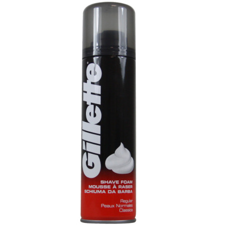 chi tiết Gillette pěna na holení 200ml Normal červený