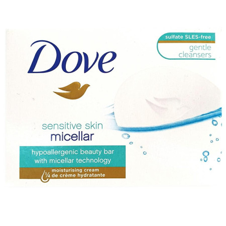 detail Dove mýdlo 100g Miccelar