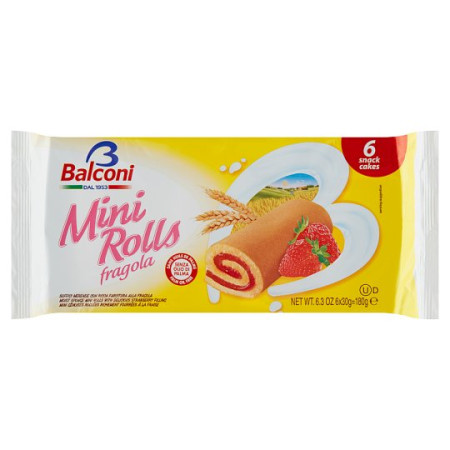 chi tiết Balconi 180g minirolls jahodové (20)