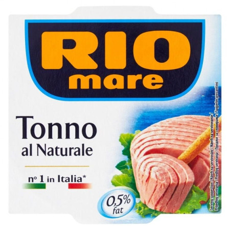 chi tiết RioMare 160g tonno al natural - Tuňák ve vlastní šťávě