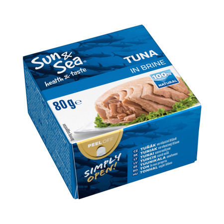 detail SUN SEA 80g Tuňák ve vlastní šťávě