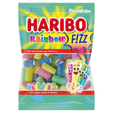 detail Haribo 175g Rainbow fizz (30)