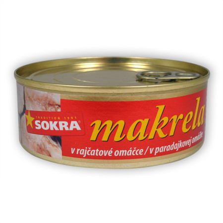 chi tiết SOKRA 240g Makrela Skumb v rajčatové omáčce
