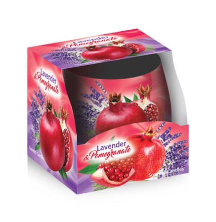 chi tiết Santo svíčka 100g (12) Lavender a Pomegranate
