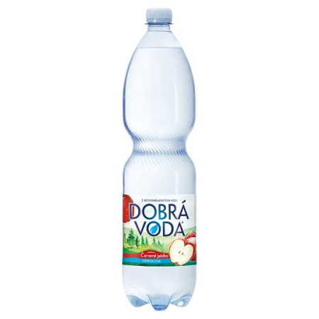 detail Dobrá voda 1,5l červené jablko neperlivá (6)