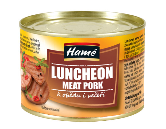 chi tiết HAMÉ 180g Luncheon meat pork vepřový