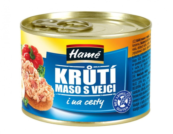 chi tiết HAMÉ 180g Krůtí maso s vejci
