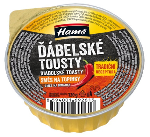chi tiết HAMÉ paštika 120g - Ďábelské tousty (16)