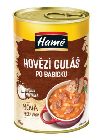 detail HAMÉ 415g Guláš hovězí po babicku
