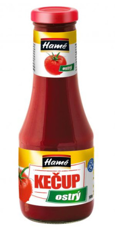 detail HAMÉ Kečup 500g Ostrý (10)