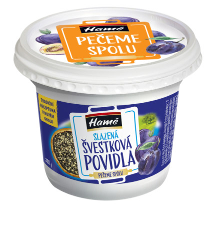 detail HAMÉ Slazená švestková povidla 240g (12)