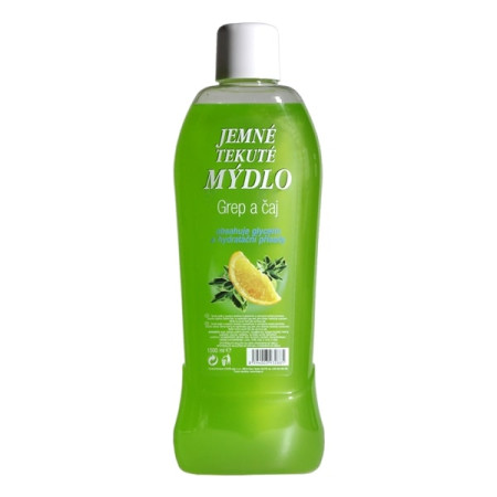 detail Chopa Jemné tekuté mýdlo 1,5l Grep a Čaj (4)