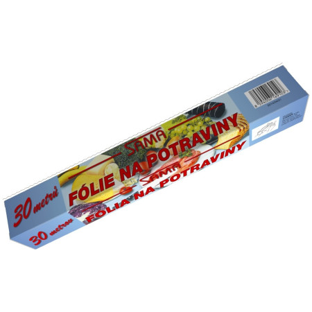 detail Sama fólie potravin 30m v boxu