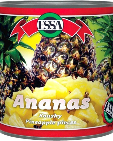 chi tiết ESSA Ananas kousky 565g