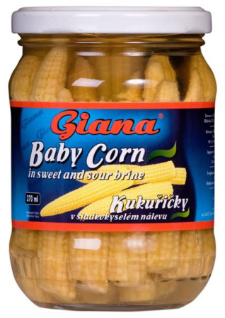 chi tiết Giana kukuřičky 370ml v sladkokyselém nálevu (12)