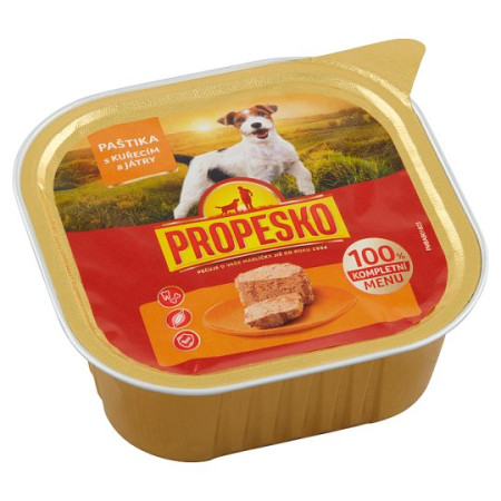 detail Propesko vanička pes 300g kuře+játra