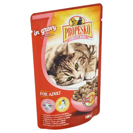 chi tiết Propesko Kapsa Kočka 100g Jehně/Kuře (24)