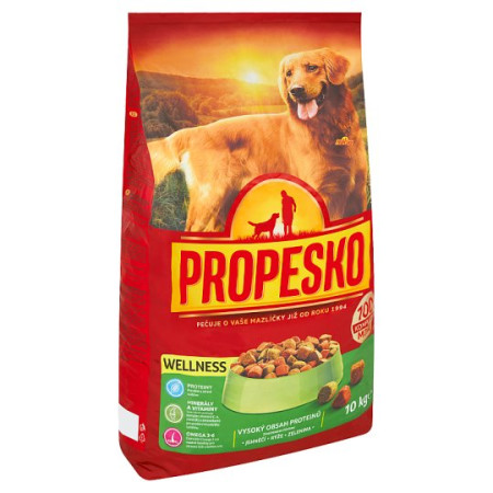 detail Propesko granule pes 10kg wellness jehněčí/rýže/zelenina