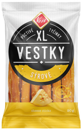 detail VESTKY XL tyčinky 90g sýrové (14)