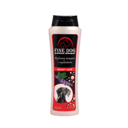 detail Fine dog šampon 250ml short hair (20)