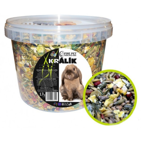 chi tiết Fine pet zakrslý králík premium 1,7kg