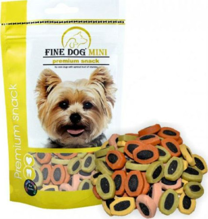 detail Fine dog mini duo mix 100g srdíčka soft (14)