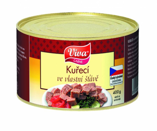 chi tiết VIVA kuřecí maso ve vlastní šťavě 400g (8)