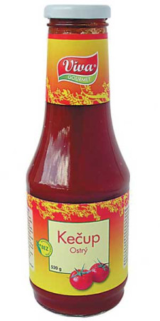 chi tiết VIVA Kečup 520g Ostrý (10)