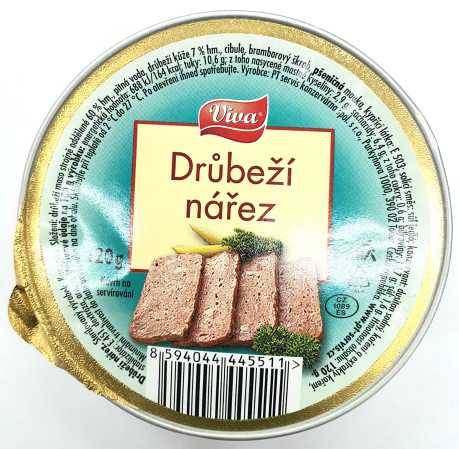 chi tiết VIVA 120g lunchmeat drůbeží nářez (16)