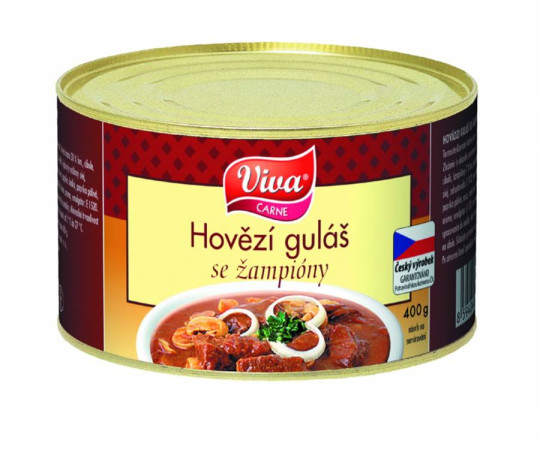 chi tiết VIVA Hovězí guláš se žampionem 400g