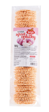 chi tiết Brick sýrové oplatky 100g Česnekové (24)