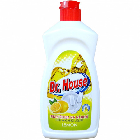 detail Dr. House na mytí nádobí 500ml lemon
