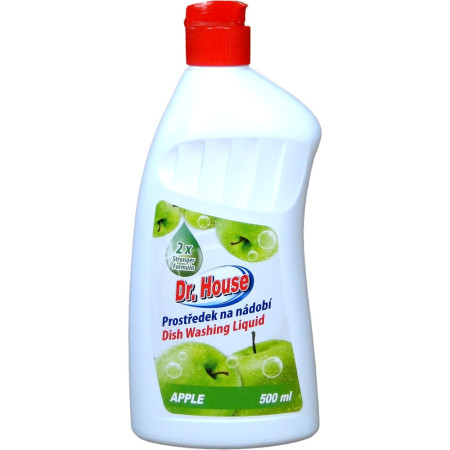 detail Dr. House na mytí nádobí 500ml apple