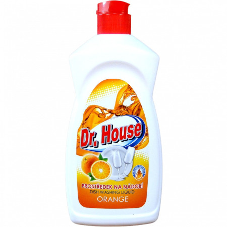 detail Dr. House na mytí nádobí 500ml orange