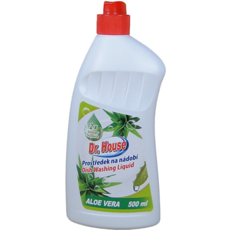 detail Dr. House na mytí nádobí 500ml aloe vera