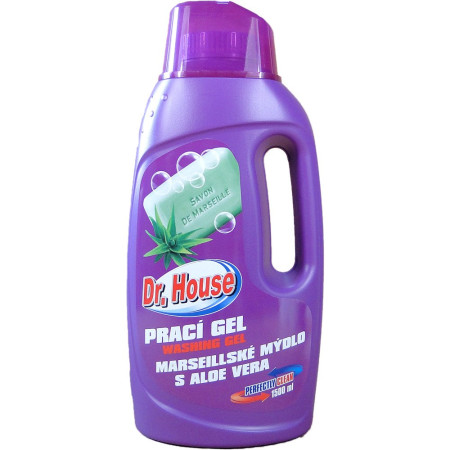 chi tiết Dr. House gel na praní 1,5l marseilské mýdlo a aloe vera (6)