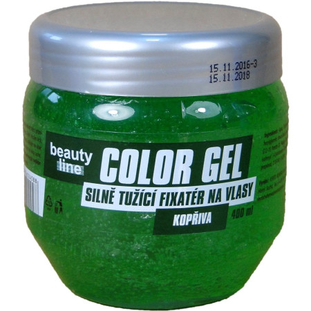 chi tiết Beauty line gel na vlasy 400ml kopřiva zelený