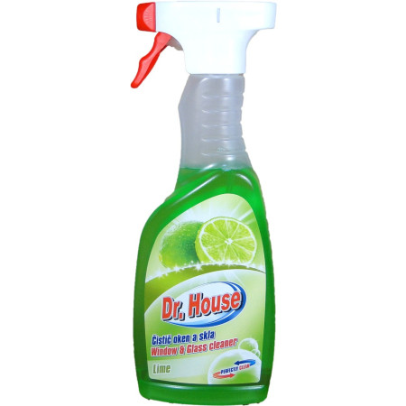 chi tiết Dr. House čistič oken rozprašovači 500ml Lime