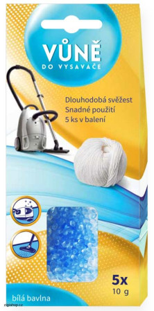 detail Vůně do vysavače 3x10g Bílá bavlna