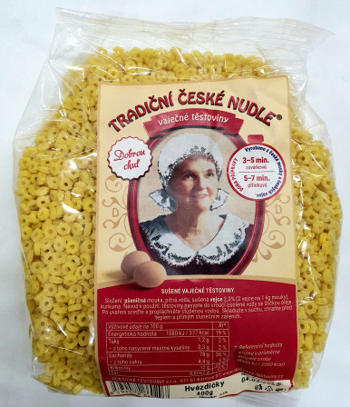 chi tiết Tradiční české nudle vaječné 400g hvězdičky (30) Trvan. 4/4/2026