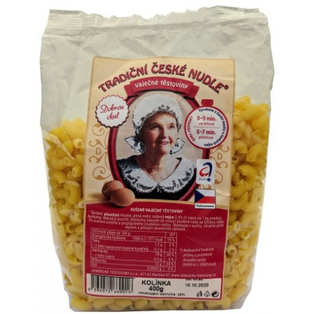 detail Tradiční české nudle nevaječná 400g kolena (25)