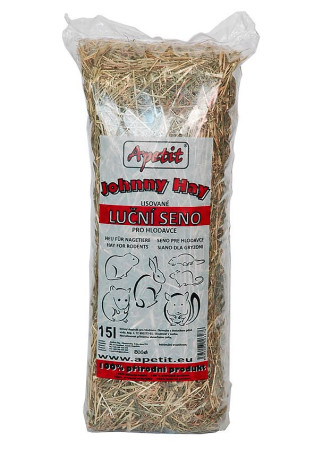 chi tiết Apetit Johnny hay sáček 400g luční seno 15 litrů