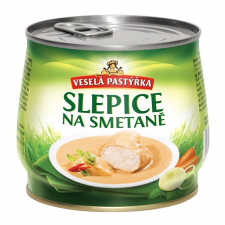 detail VESELÁ PASTÝŘKA 420g - Slepice na smetaně (4)
