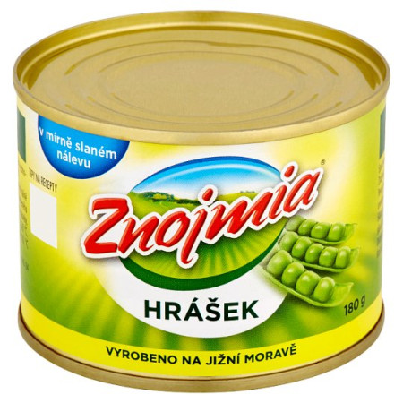 detail ZNOJMIA Hrášek ve slaném nálevu 180g (10)