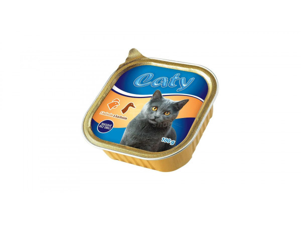 detail Caty paštika pro kočky kuřecí & kachní 100g (17)